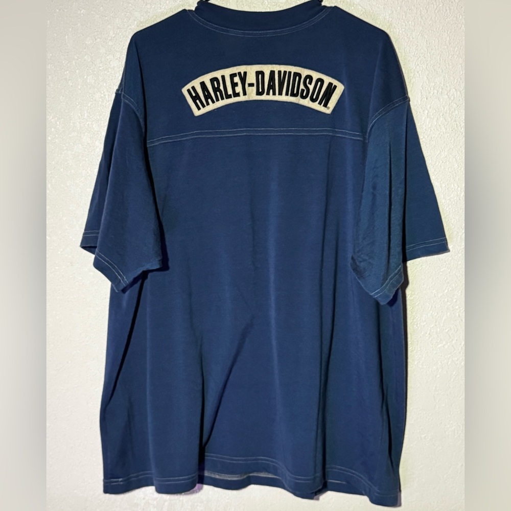 Harley-Davidson Vintage Men's Tee Navy Size XXL